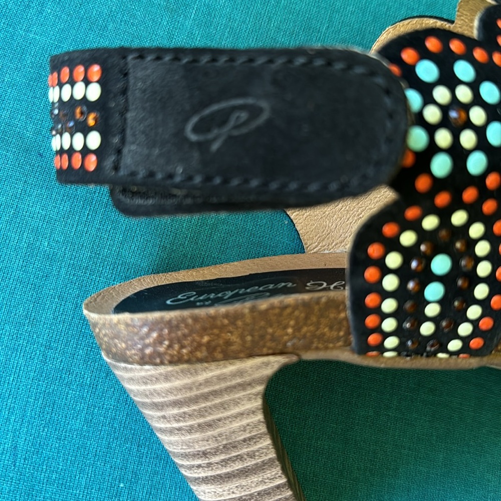 PENELOPE CHILVERS European Heels. Womens Multicolored High Heeled Strap Sandals - Picture 9 of 12